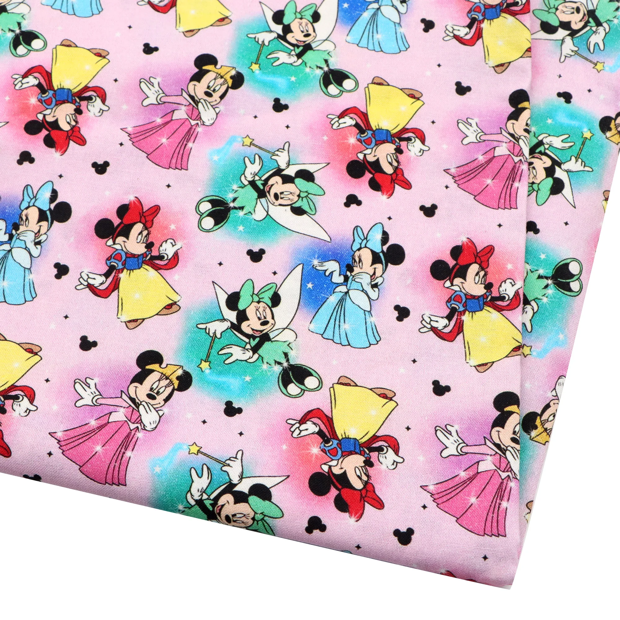 ديزني ميني 50*145 سنتيمتر خليط نسيج القطن والبوليستر الخياطة اللحف النسيج التطريز المواد DIY بها بنفسك اليدوية