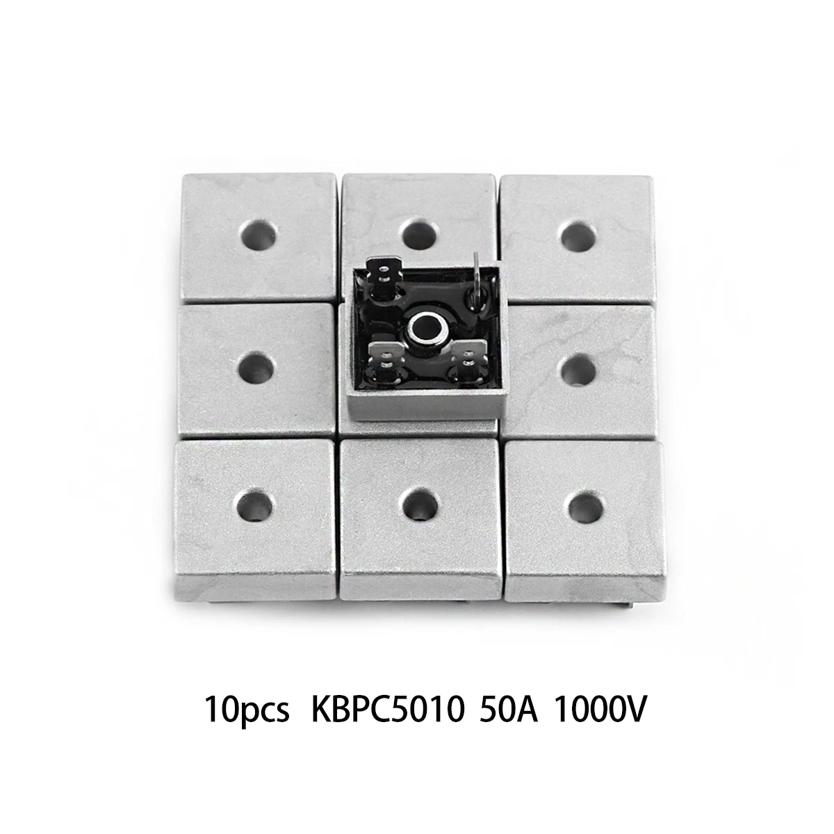 10PCS Diode Single-phase Rectifier Bridge KBPC5010 50A 1000V Diode Electronic Components