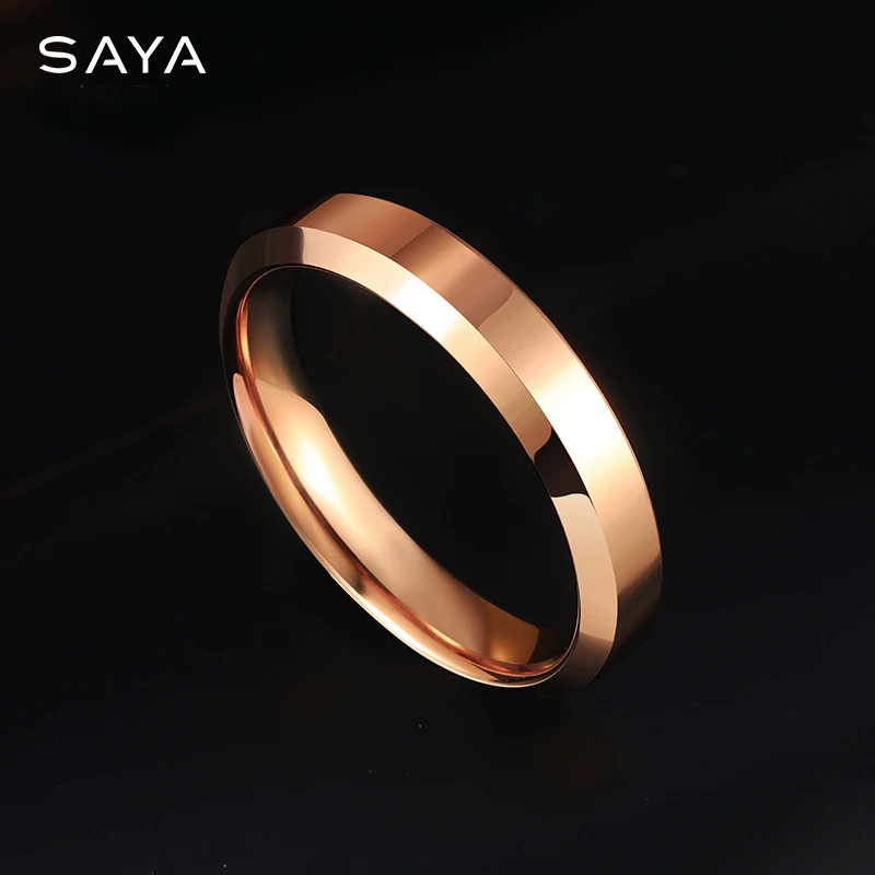 4MM Width New Tungsten Rings for Men And Women Oath of Love Fashion Party Wedding Rings  Engagement Fine Jewelry,Engraving