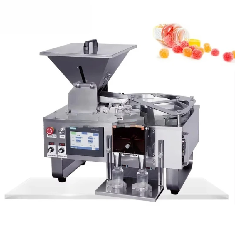 Small semi-automatic desktop candy capsule tablet fish seed screw counter