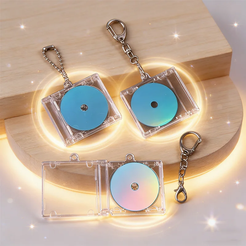 Personalized NFC Music CD Disc Customizable For Music Lovers TS Keychain Label Pendant Creative Gift Souvenir Decoration