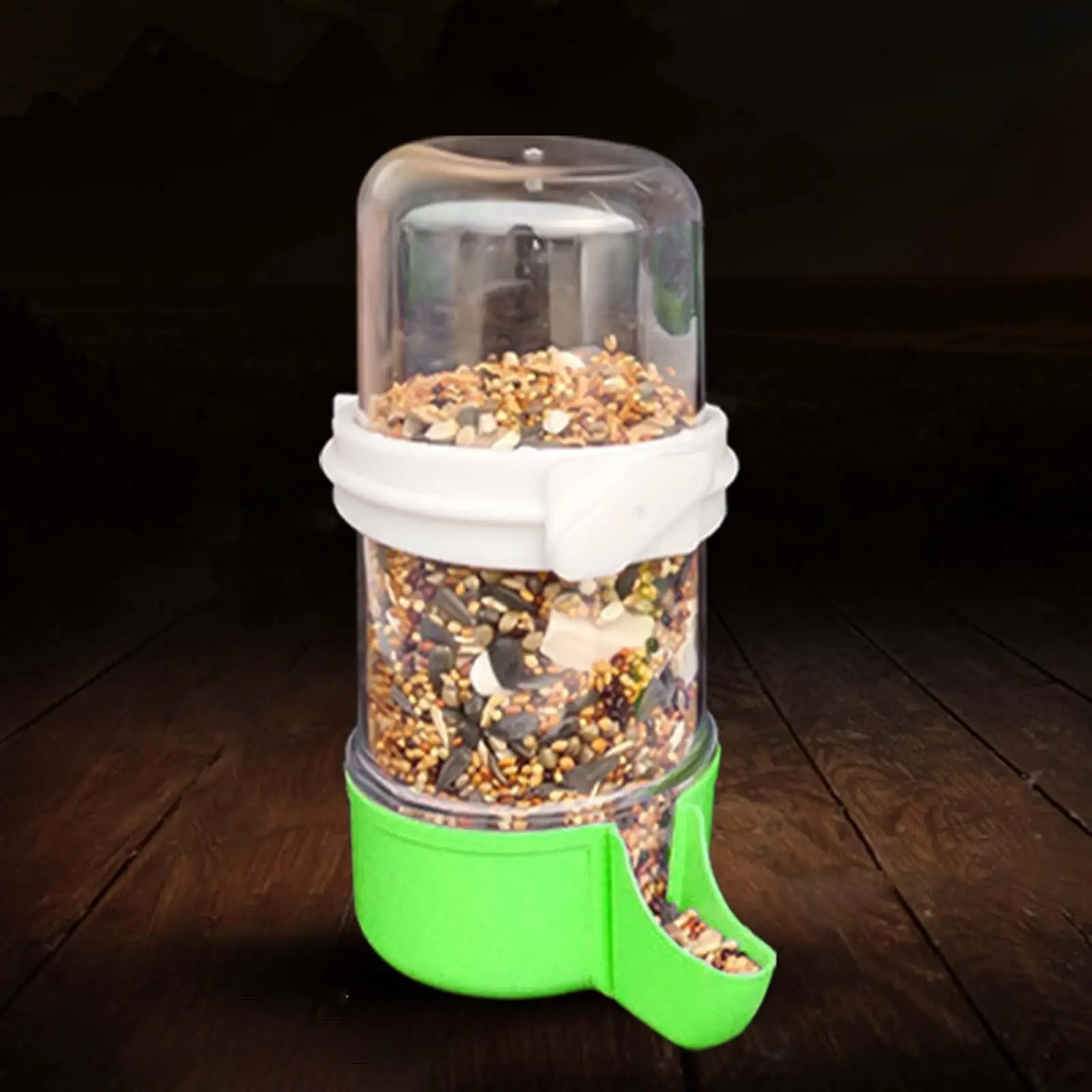 Bird Cage Water Dispenser Hanging Automatic Drinker 490ml PP Feeder for Parrot Lovebird Cockatiel Budgie No Mess Outdoor