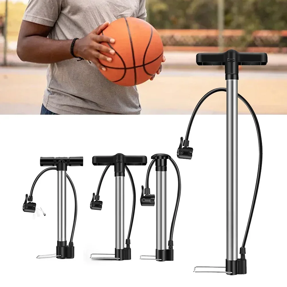 150PSi Bike Pump Bicycle Foot Air Pump Tire Inflator Bicycle Pedal Pump Motorcycle High Pressure Inflator For MTB Road Cycling