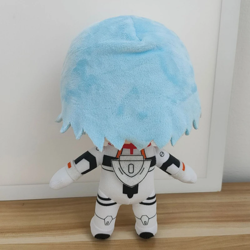 25cm Ayanami Rei Plush Toy Doll Cartoon Anime Plush Toy Kawaii Evangelion Plush Doll EVA Soft Stuffed Room Decor Kid Xmas Gifts