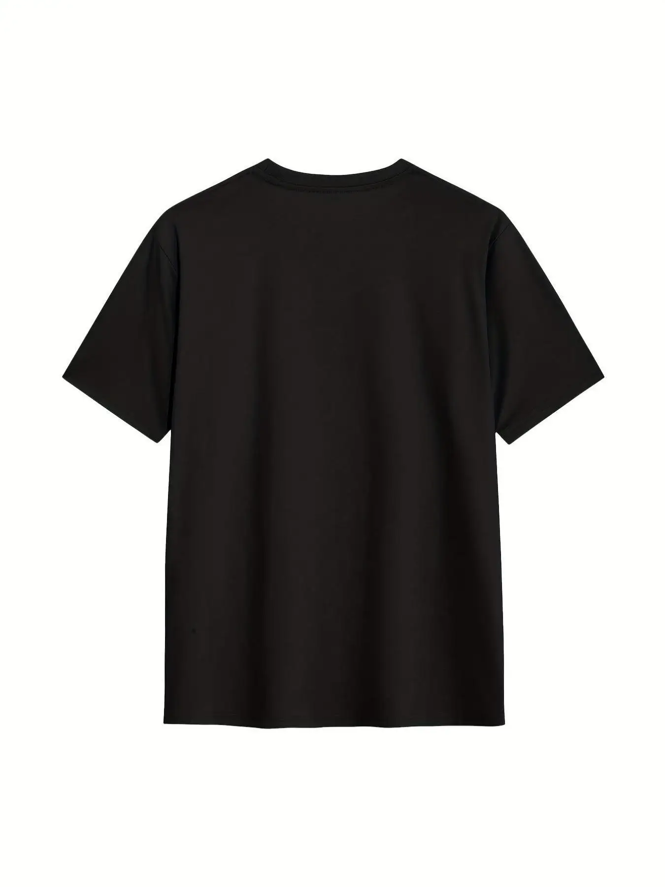 180G Pure Cotton Men Summer Basic Half Sleeve Base Layer Office Worker Home T‑shirt Top