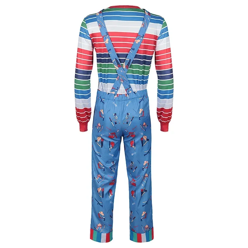 Disfraz de Seed of Chucky para hombre, disfraz de película de Halloween, traje de villano clásico de tamaño adulto para hombre