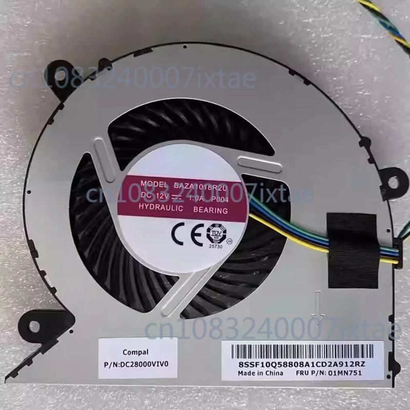 01MN751 Notebook PC Cooler CPU Cooling Fan For Lenovo Ideacentre AIO 5-27IMB05 5-24IMB05 Thinkcentre M70a M70q Gen 2 DC28000VIV0