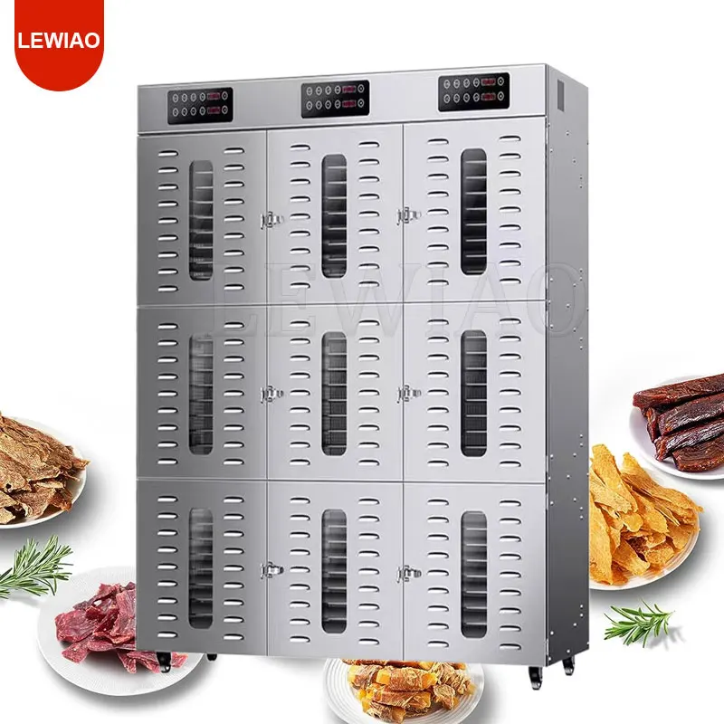 60/90layer Fruit Dryer Food Dehydrator Meat And Seafood Food Processing Machine Dried Fruit Machine Vegetables Kitchen Appliance