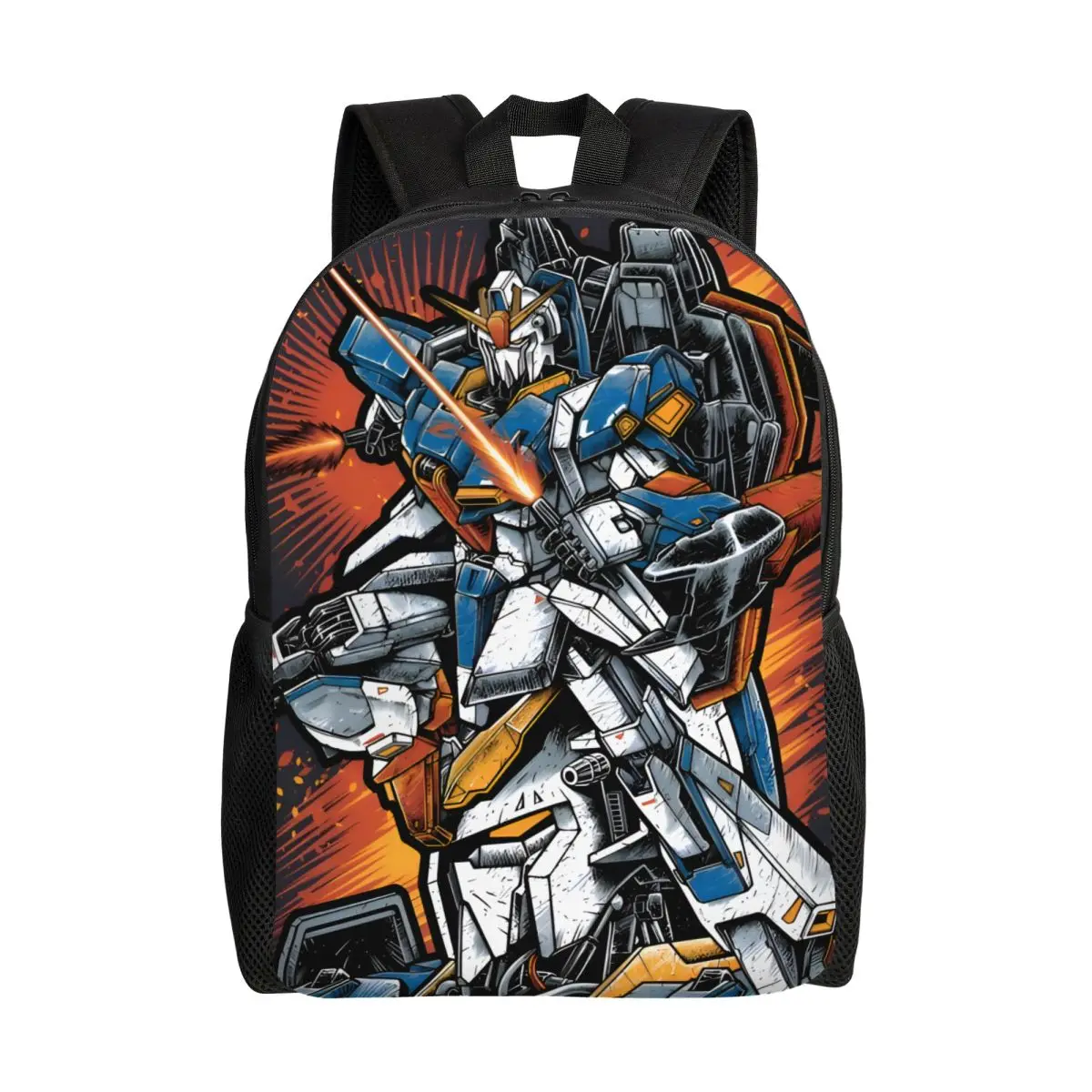 

Рюкзаки с 3D-принтом G-Gundams Mangas для мальчиков и девочек, школьные, студенческие, дорожные сумки для мужчин и женщин, сумка для книг, подходит для 15-дюймового ноутбука