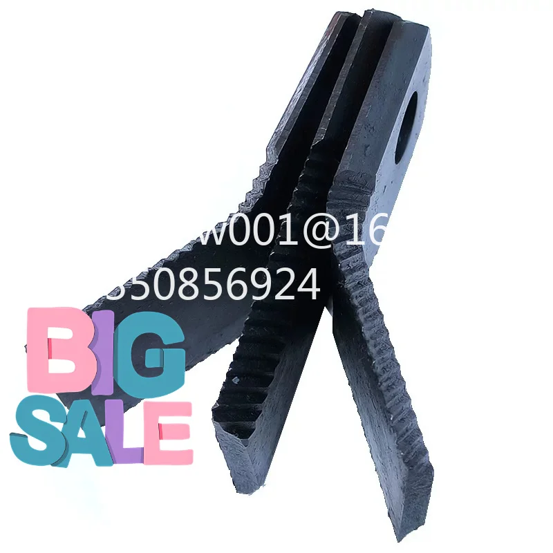 Lawn mower blade, landscaping lawn shredder, blade sawtooth weeding, lawn cart, toothed knife hammer