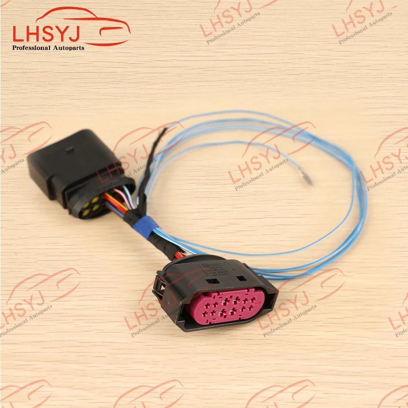 Oem hid xenon farol 10 a 12 pinos conector adaptador cabo para vw jetta mk5 golf 5 conector do carro