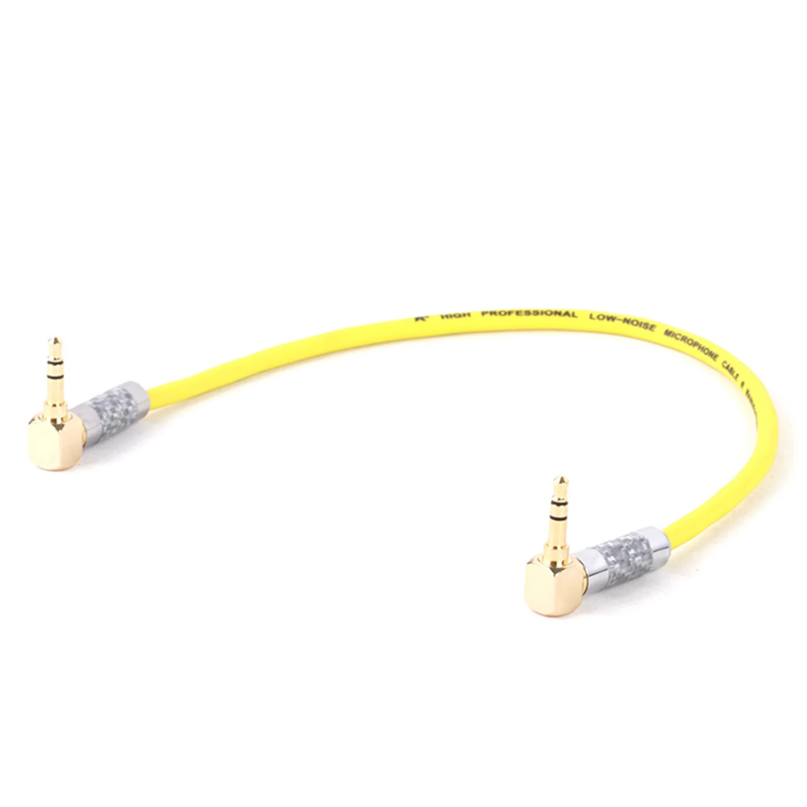 Hochwertiges rechtwinkliges Dual 3,5mm Stereo-Stecker kabel Profession elles Audio kabel Mikrofon Kamera Lautsprecher Sound verstärker – Detail 6