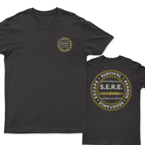 SERE Survival Evasion Resistance Escape Army Naval Special Ops Men T-Shirt Short Sleeve Casual Cotton O-Neck Summer Shirt