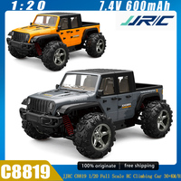 JJRC C8819 1:20 RC Car 2.4GHz Rc Drift Cars Full Scale Climbing Car 4WD Off-Road Pickup Truck Simulation Model Custom Kids Gift