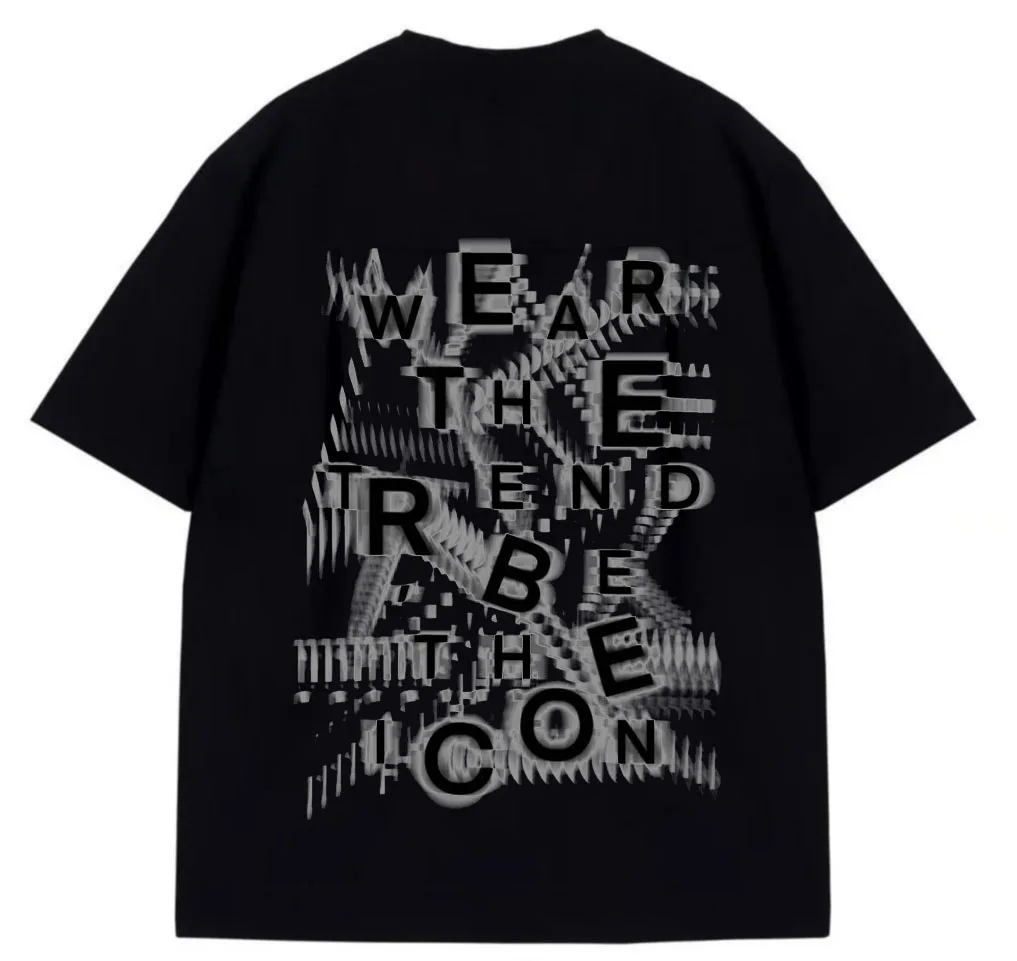 2025 Hot Sale Unisex Loose Cotton T-Shirt Short Sleeve Round Neck Printed Summer Hot Sale of The Season Korean Style Couple Tops