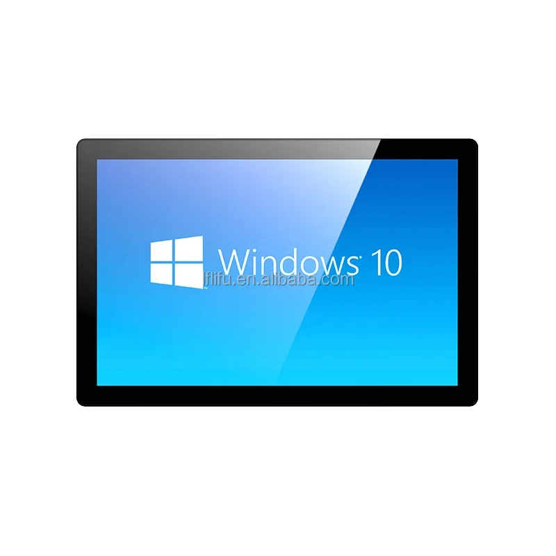 Aluminum LCD Embedded Waterproof 18.5in Wall-mounted High Brightness Monitor Touch Screen Monitor Panel Pc for Selfservice Kiosk