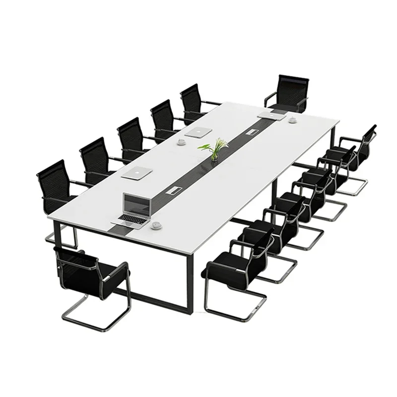 Modern Office Meeting Room Table Solid Wood Simple Work Visit Luxury Discussion Conference Desk