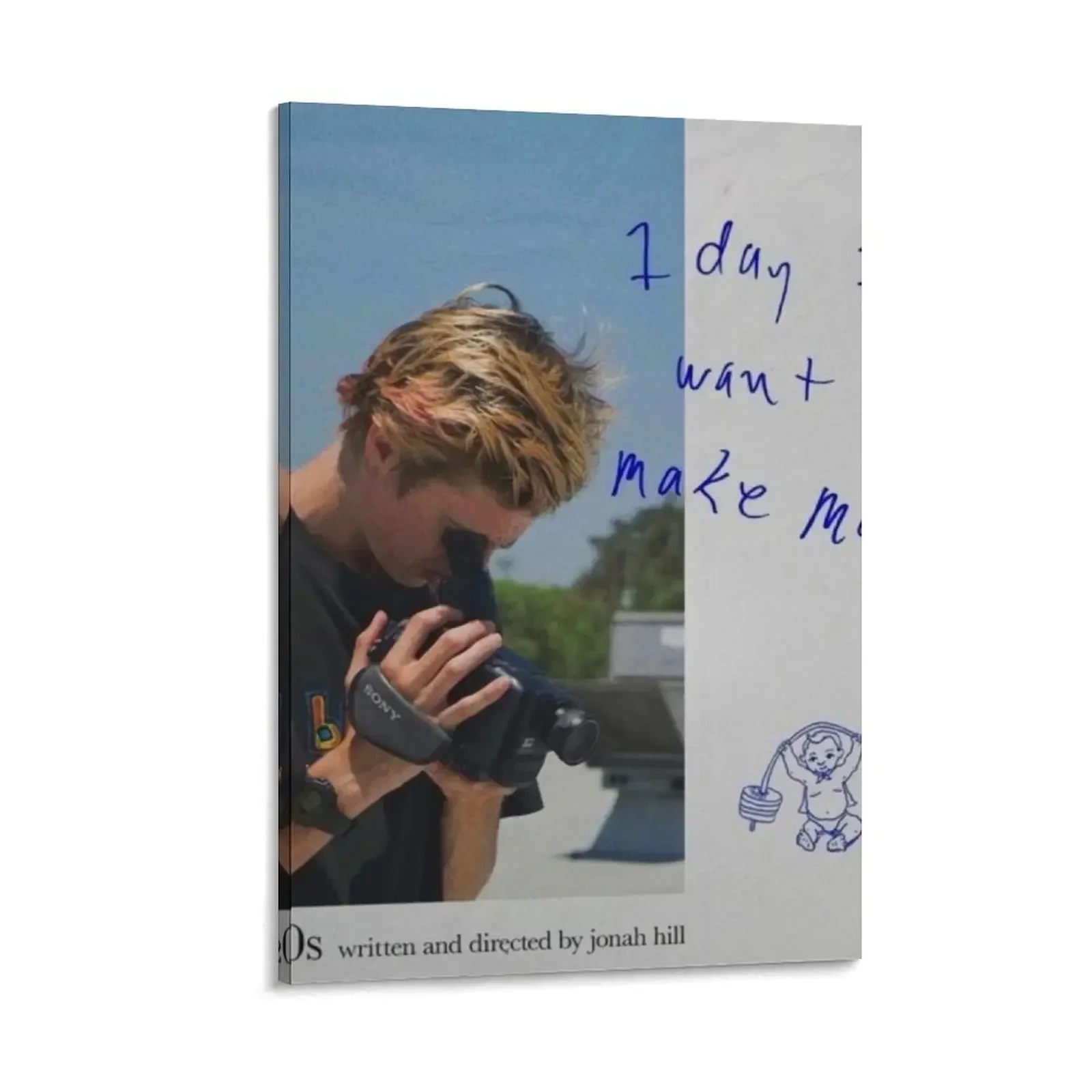 

1 day i want to make movies Canvas Painting room decoration Picture on the wall wall frame for living room wall decoration