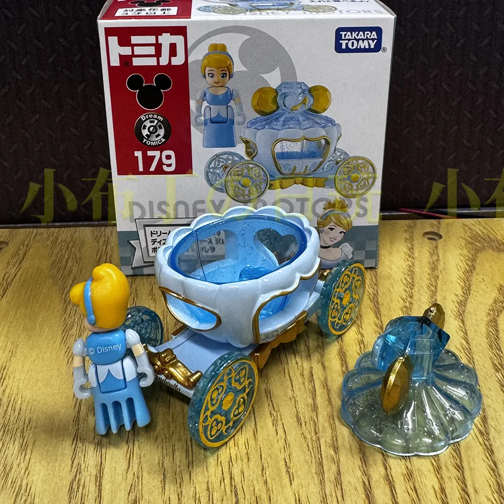 Takara Tomy Dream Tomica No. 179 Disney Motors Jewelry Way Potiron Cinderella Alloy car Diecast Model Replica Series Children
