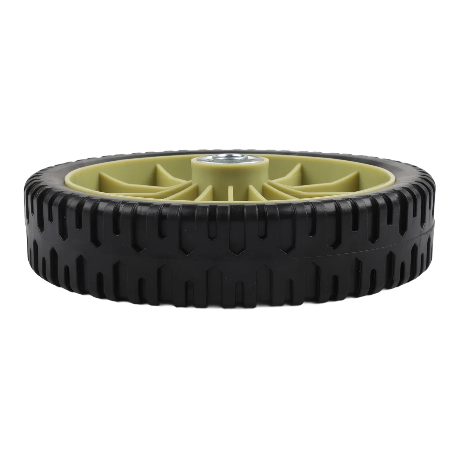 Rubber Mower Wheel Push Mower Wheel for versatile Wheel Size Enhanced Stability for Lawn Mower Wheel Replacement 203mm 8'' Lawn