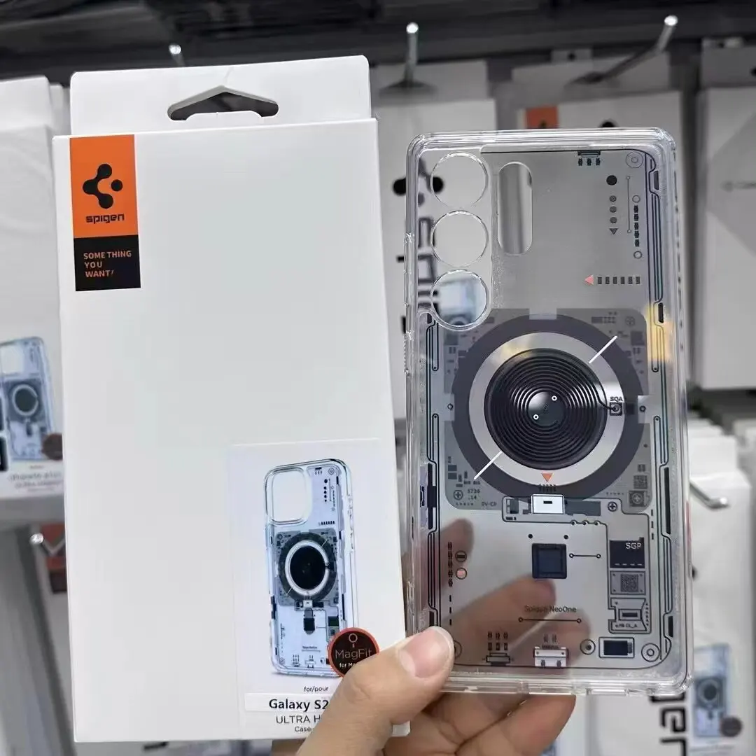 Capa de Telefone Spigen para Samsung S26 S25Ultra com Nova Tecnologia, Capa Protetora Magnética de Alta Qualidade e Totalmente Inclusiva