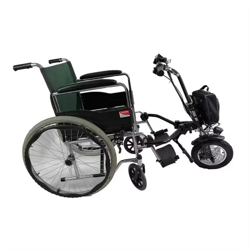 

Electric Handcycle Kit For Disabled 2024 New Arrival Wheelchair Power Assist Attachment With Suspension Wheel Motor Chair