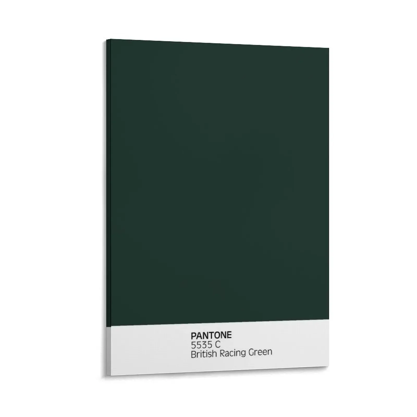 

PANTONE 5535c British Racing Green Canvas Painting Decoration home bedrooms decorations Decor for room korean room decor