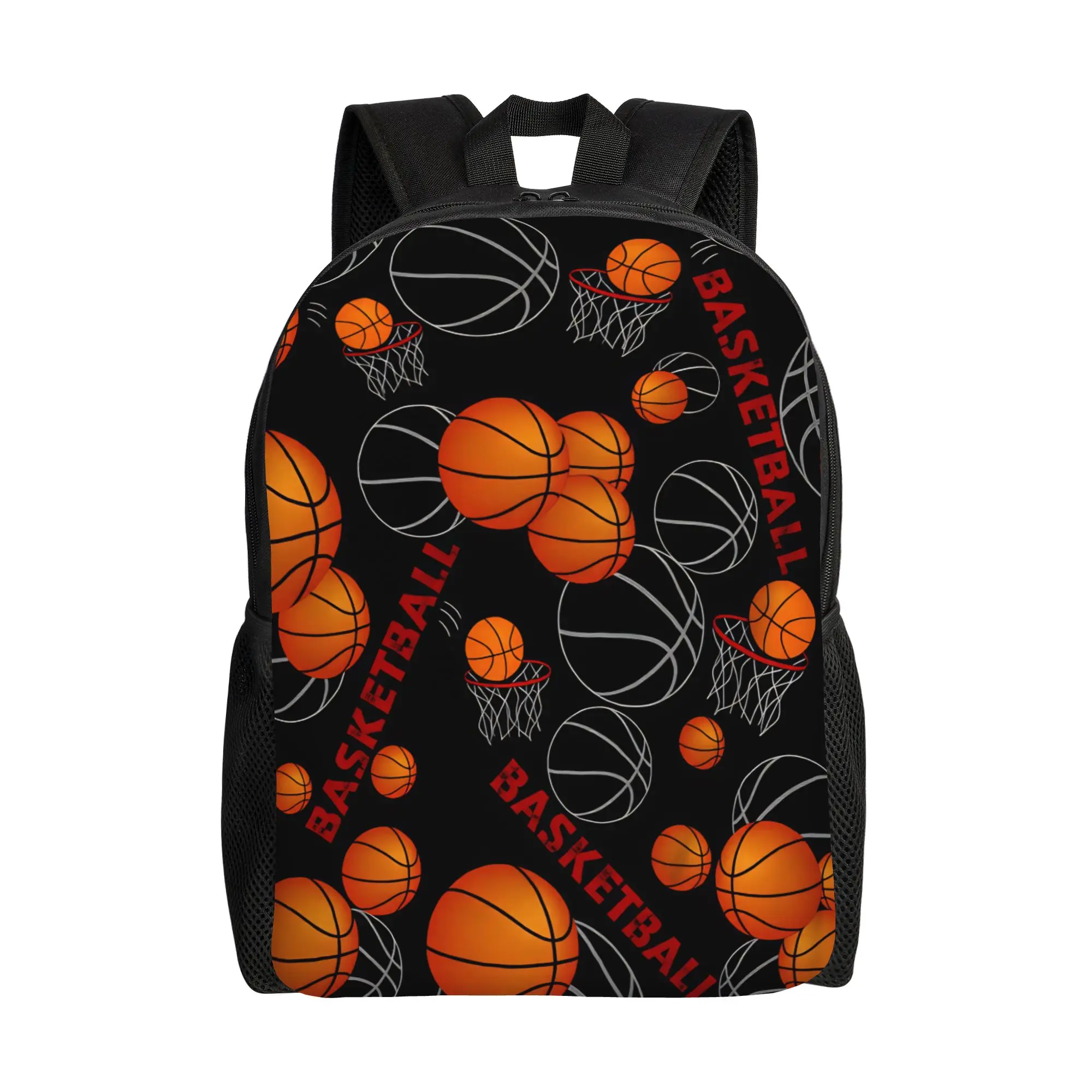 Sport Ball Basketball Grain Backpack Student Unisex Outdoor Style Backpacks Lightweight Stylish High School Bags Rucksack