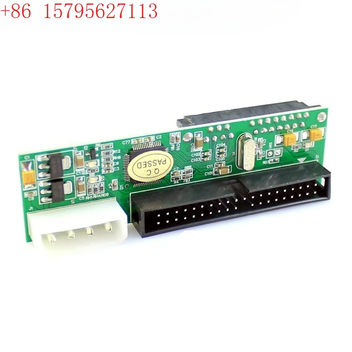 2 قطعة كمبيوتر مكتبي 3.5 بوصة، Sata إلى IDE، منفذ تسلسلي، محرك الأقراص الصلبة إلى منفذ متوازي، واجهة 22pin إلى 40pin، جودة عالية