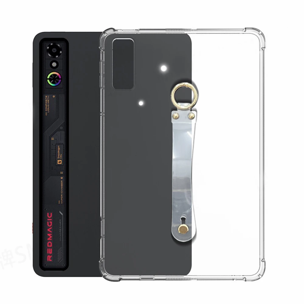 For RedMagic 3 Pro 9.06“ 2025 Case Transparent Air-bags Soft TPU Protection Shockproof Capa Fundas Shell For Red Magic 3pro