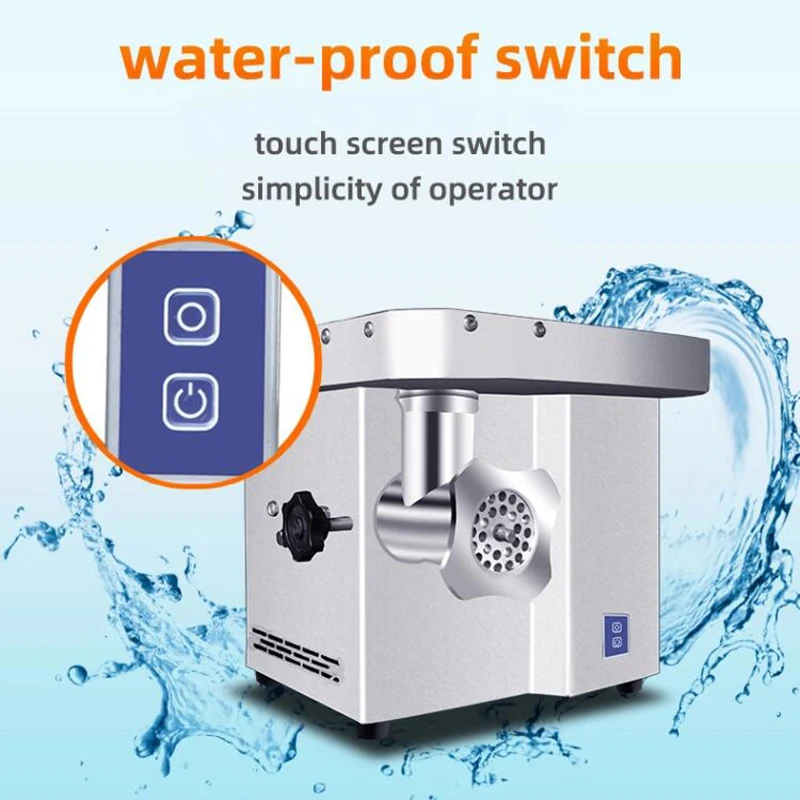 Automatic Meat Grinder Stainless Steel Open Meat Puree Machine Food Grinder