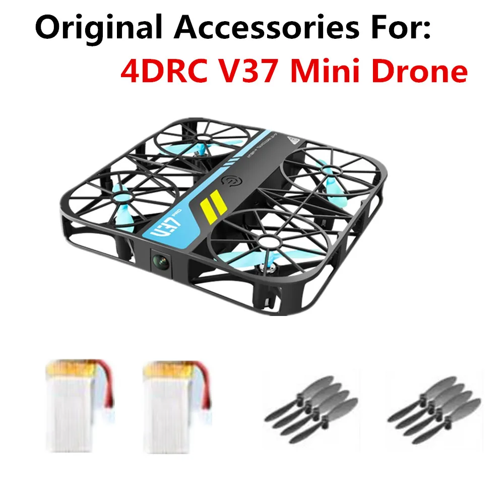 4drc v37 Mini Drohne Original zubehör 3,7 V 400mAh Batterie/Propeller blatt/für 4d-v37 Drohne Ersatzteile v37 Batterie