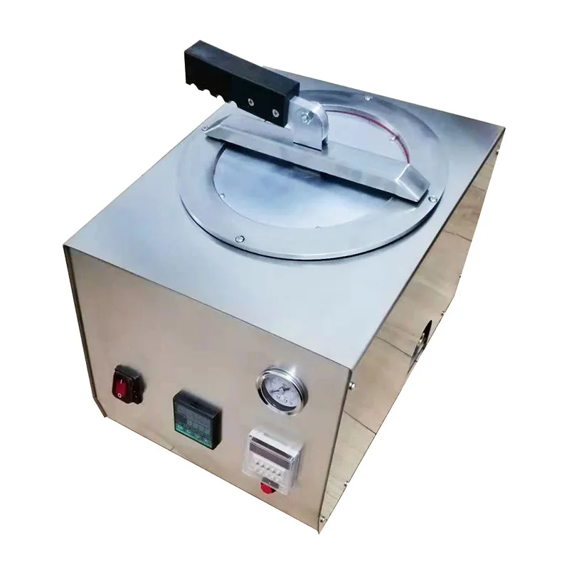 Dental Lab High Pressure Backflush Pot Debubbling Chamber for Acrylic Resin and Silicone Molds