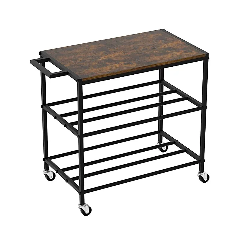 Storage rack can store 40 rolls of consumables, removable printer storage table with top shelf