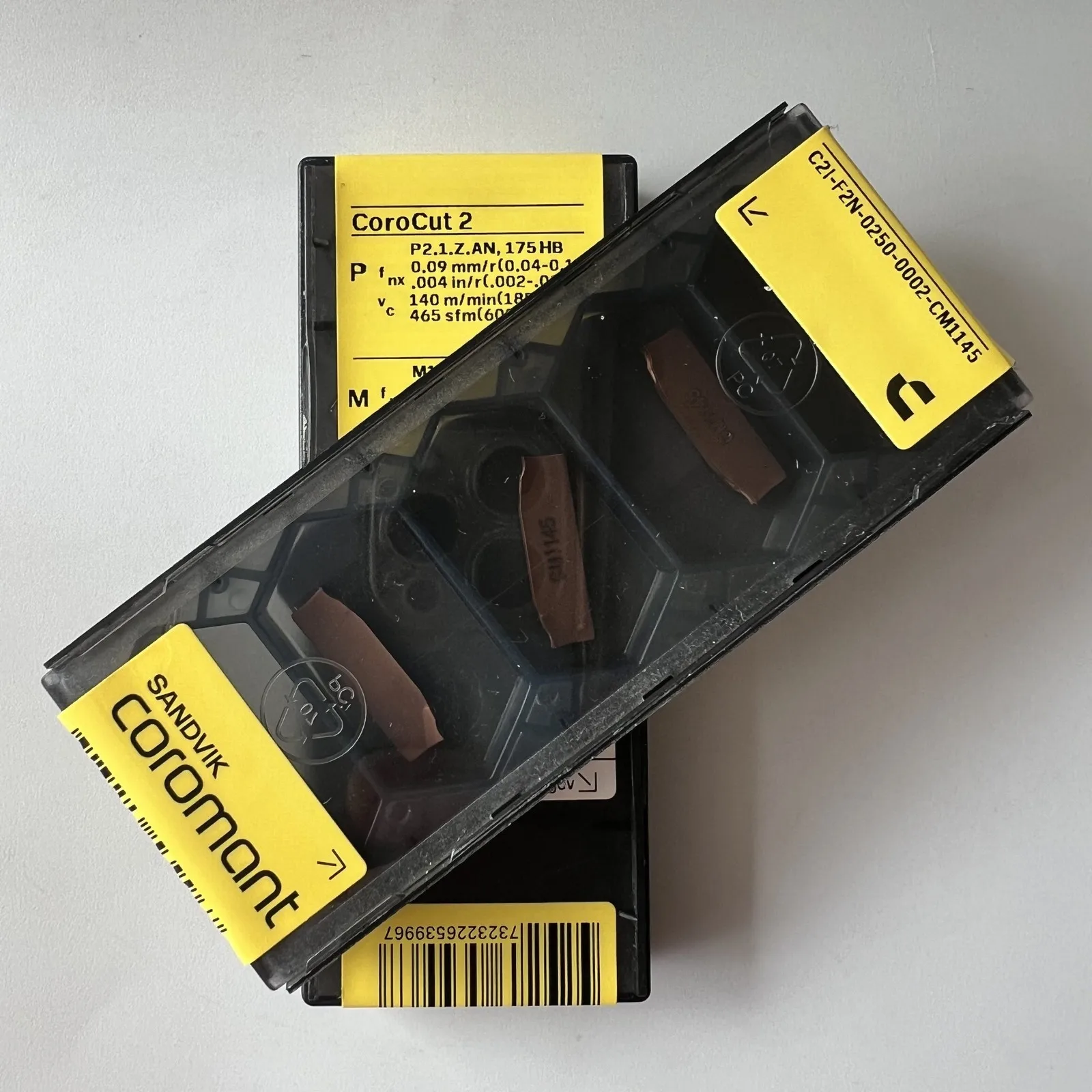 

SANDVIK / C2I-F2N-0250-0002-CM 1145 / Оригинальное шведское лезвие из твердого сплава, 10 шт.