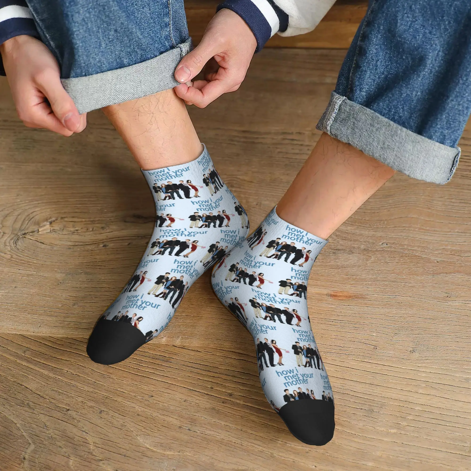 

Всесезонные интересные носки «Как я встретил вашу маму», супер мягкие носки в стиле Харадзюку, повседневные чулки для мужчин и женщин, подарки
