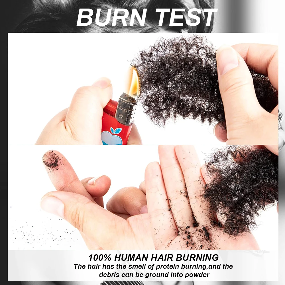 Afro Kinkys Bulk Human Hair for Dreadlock Extensions Loc Repair Braiding Twist Tight Afro Kinky Human Hair for Loc 1Packs 50/30g