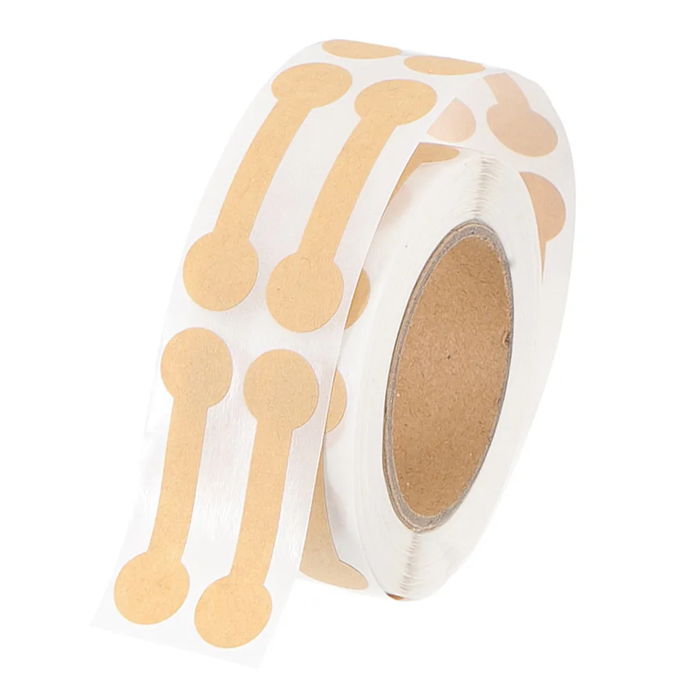 

Этикетки-стикеры из крафт-бумаги для ювелирных изделий, 1 рулон, пустые, в деревенском стиле, самоклеящиеся, идеально подходят для колец, серег, ожерелий, браслетов, часов