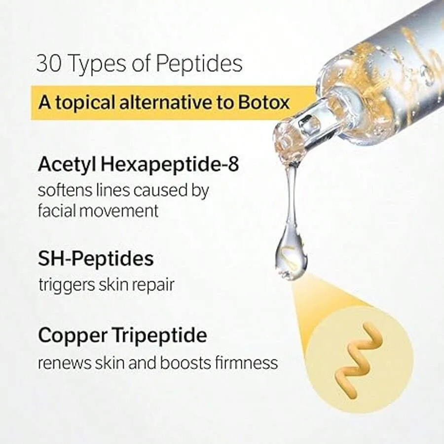 Collagen Peptide Antiaging Ampoule Silk Protein Serum Skin Tightening Elasticity Face Lifting Firming Korean Hydrating Glow Care