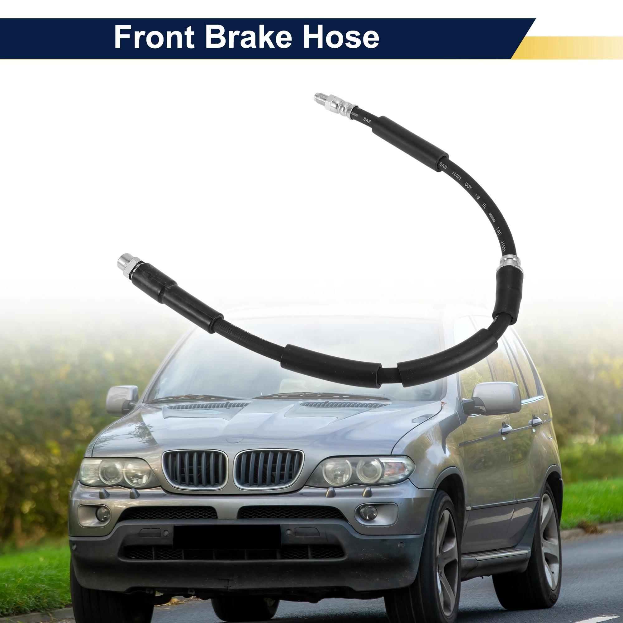 

Передний тормозной шланг UXCELL для BMW X5 2006-2008, тормозной гидравлический шланг No 34306778260