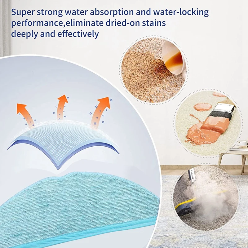 Pièces de rechange lavables pour aspirateur robot Cecotseats Conga 9090, vadrouille, gril, livres