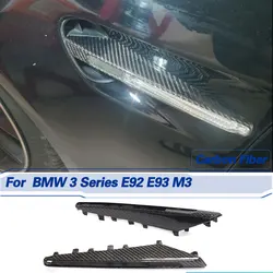 Carbon Fiber Car Fender Turn Signal Light Lamp Cover Trim for BMW 3 Series E92 E93 M3 Coupe 2 Door 2008 - 2011