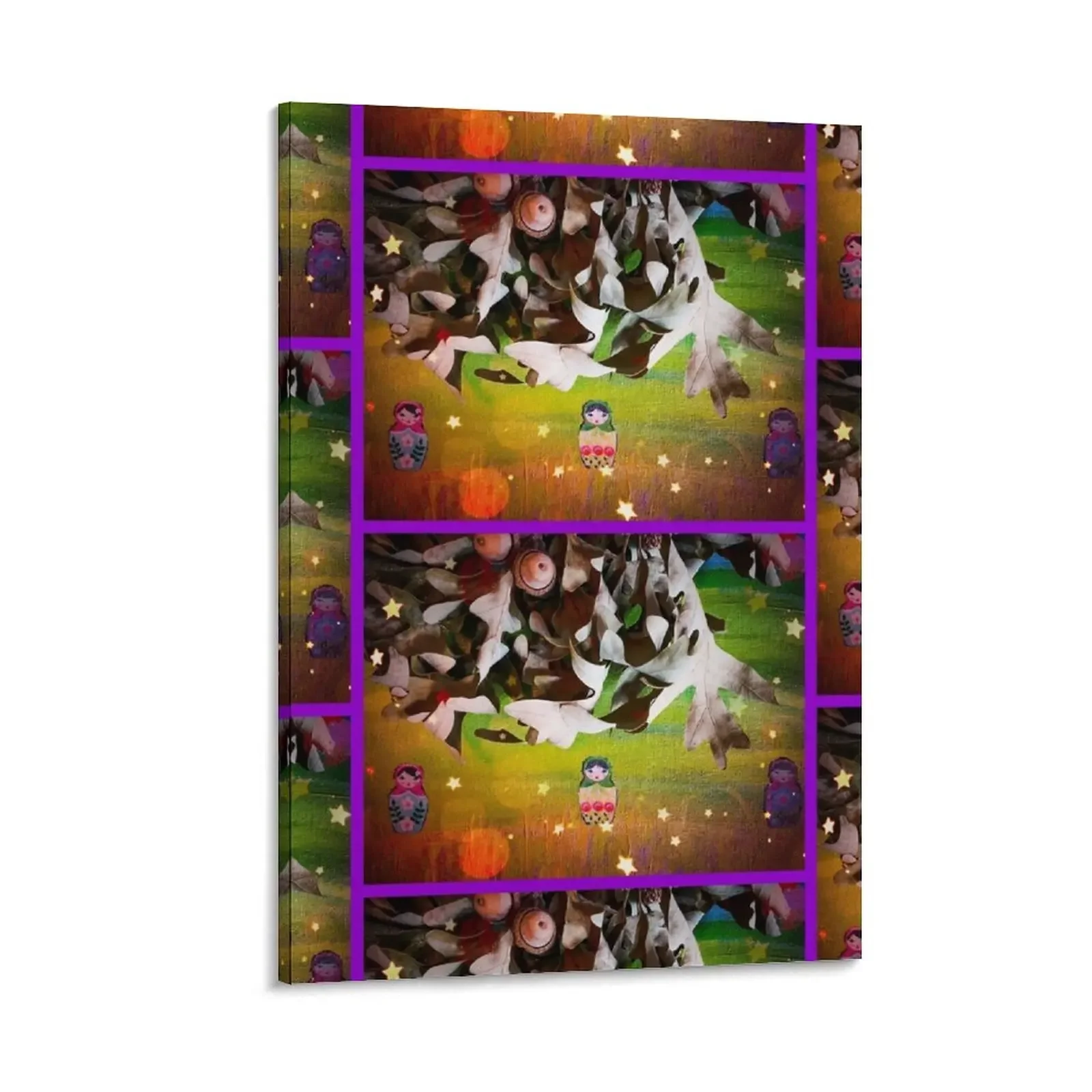 

Dolly Girls in the Night Oak Woods Canvas Painting Wall decoration frame living room decoration