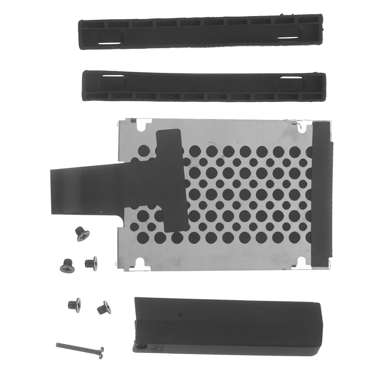 Hard Disk Mounting Bracket 7MM to 9.5MM Cage Rubber Rails for Series Laptop Internal Drive Bay AdapterBracket