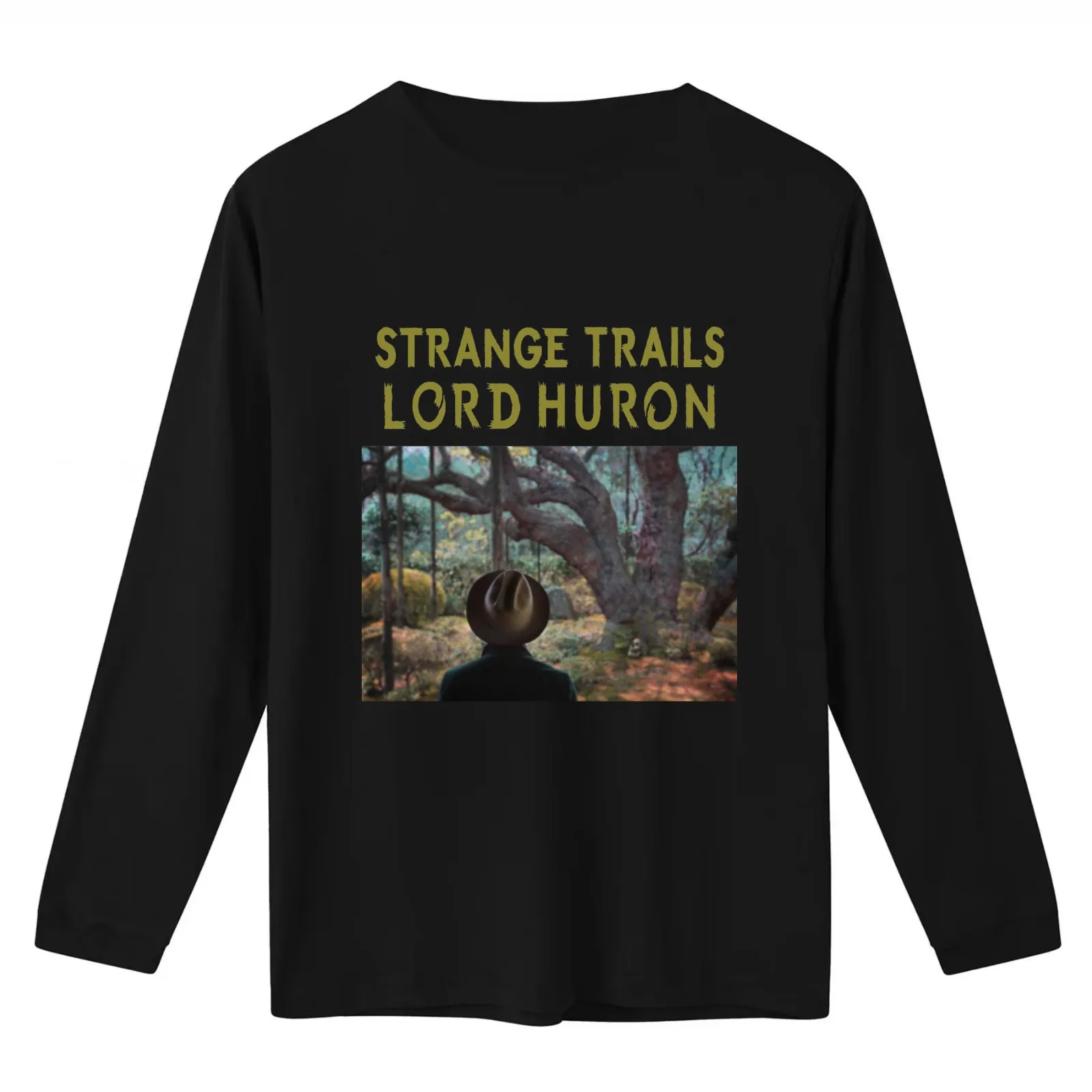 lord huron strage trails cover 2016 T-Shirt Summer Casual Cotton Tee Oversized Streetwear Tops Vintage Graphic Print