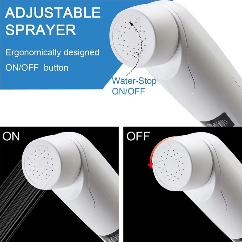 

ABAH-USB Rechargeable Handheld Electric Shower Portable For Outdoor Shower For Beach, Camping, Bathing, Watering Plants