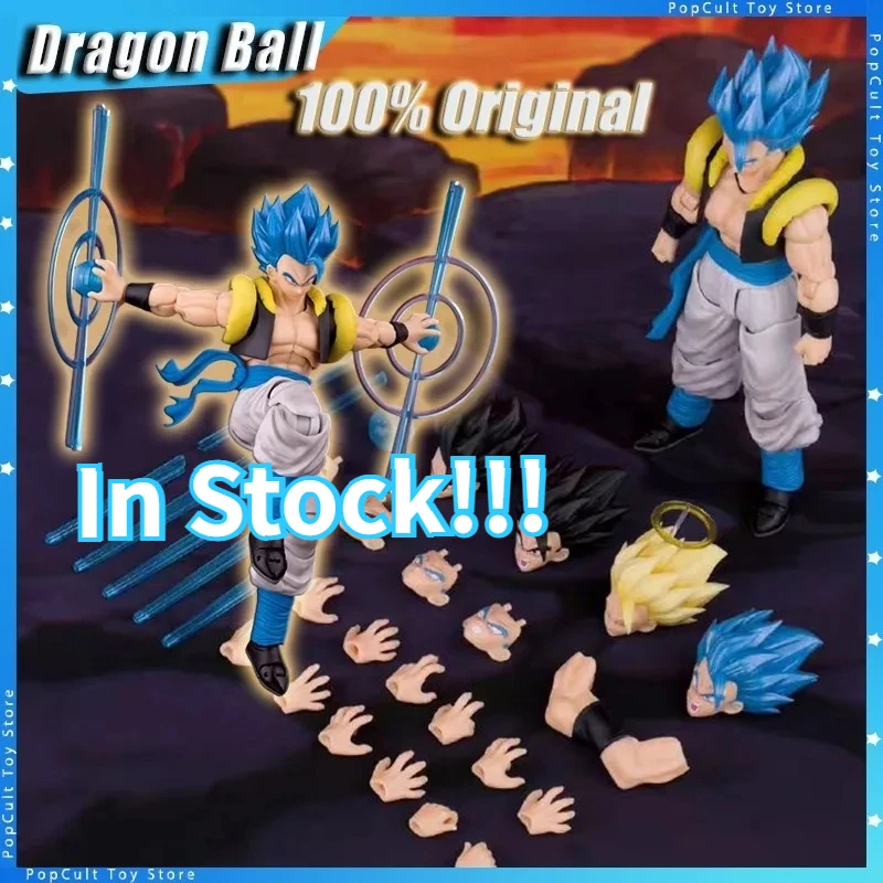 

In Stock Demoniacal Fit SHF Dragon Ball Z Action Figure Gogeta Anime Figure Hero Waltz The Supre Dance Super Saiyan Model Toy