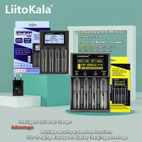 LiitoKala Lii-M4 M4S 18650 Charger LCD Display Universal Smart Charger 26650 18650 21700 AA AAA and Other Test Capacities