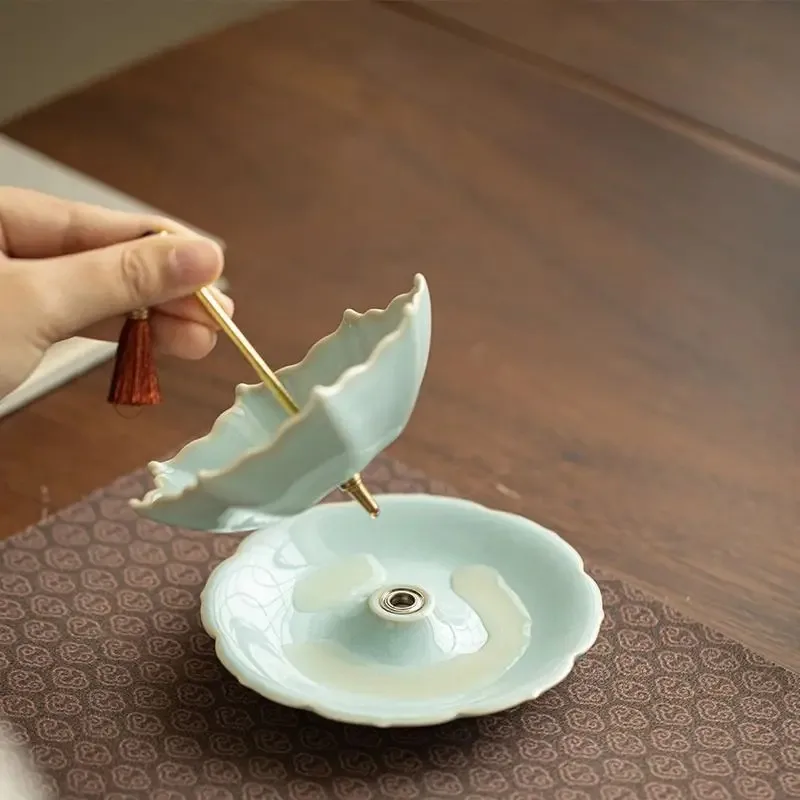 Creative Handmade Rotating Umbrella Tea Filter Tea Set Anti Scalding Tea Filter Small Ornament