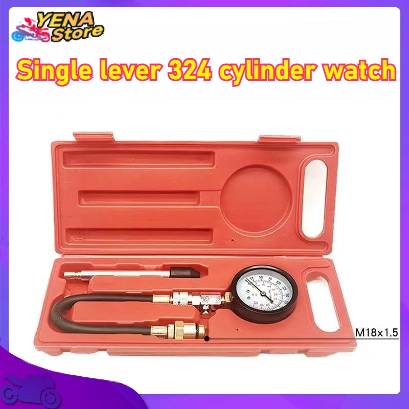 

Automotive pressure gauge Tester Kit Repair test tool Automotive gasoline engine compression leak diagnostic compressor tool